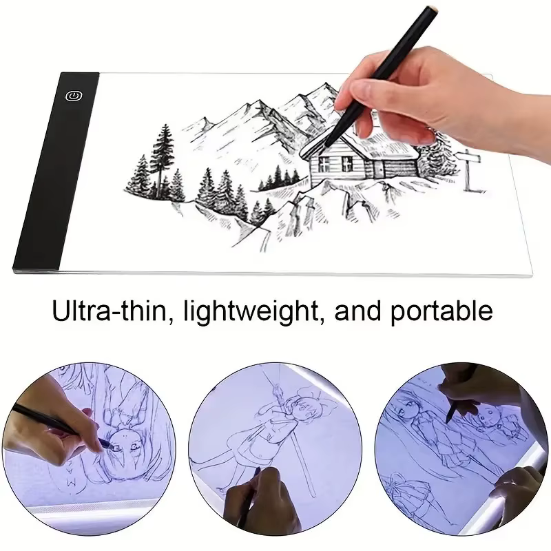 Caja luz LED diamond painting – Iluminación rastreo protección ocular - imagen 3