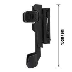 Funda MOLLE giratoria para bastón telescópico de cinturón