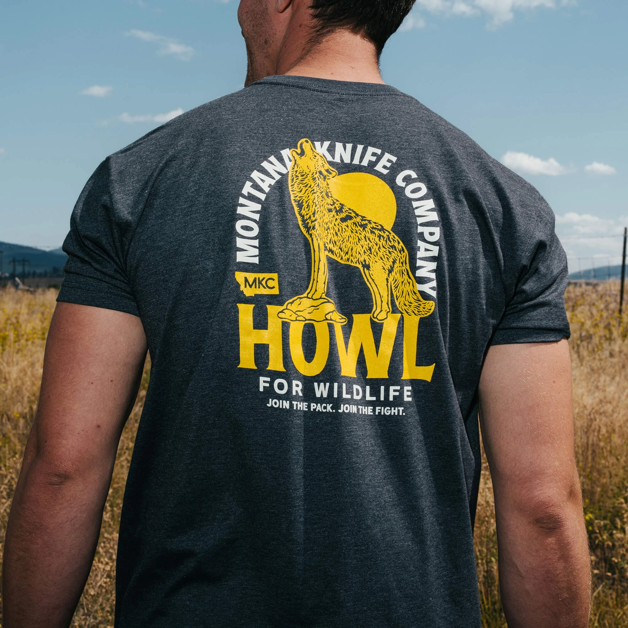 Camiseta táctica MKC X Howl for Wildlife unisex premium - imagen 5