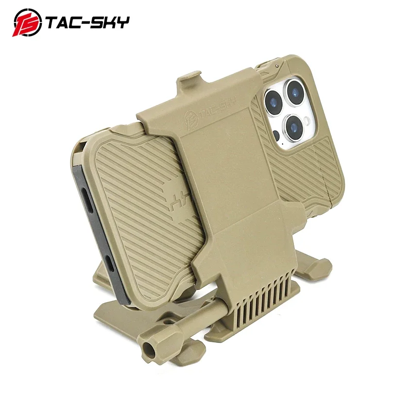 Bolsa táctica MOLLE para móvil con soporte en chaleco, airsoft - imagen 2