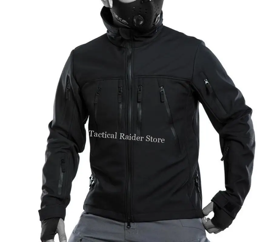 Chaqueta táctica softshell impermeable cortavientos hombre exteriores - imagen 5