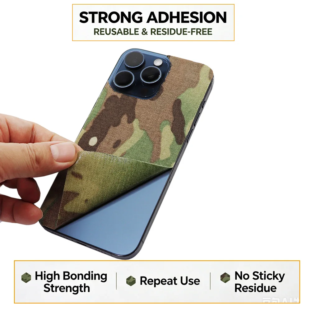 Cinta camuflaje autoadhesiva fuerte de nailon para equipo táctico - imagen 4