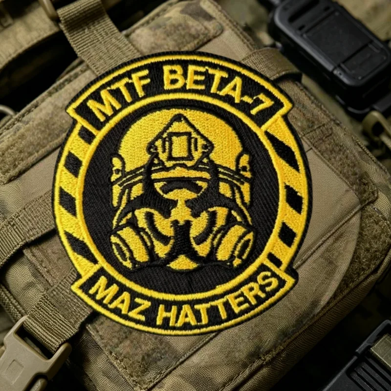MTF Beta-7 Maz Hatters – Parche bordado táctico con velcro - imagen 5