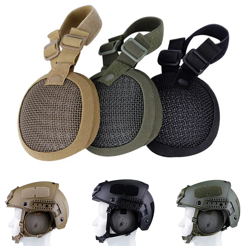 Orejera táctica de malla de acero – Protección auditiva Airsoft - imagen 2