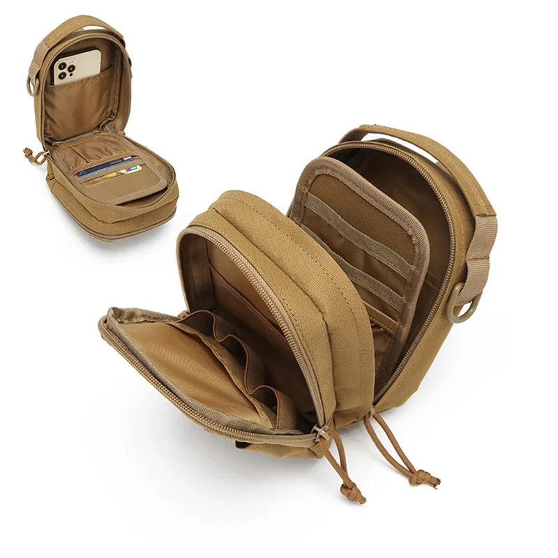 Riñonera táctica MOLLE de camuflaje para exterior y viaje - imagen 3