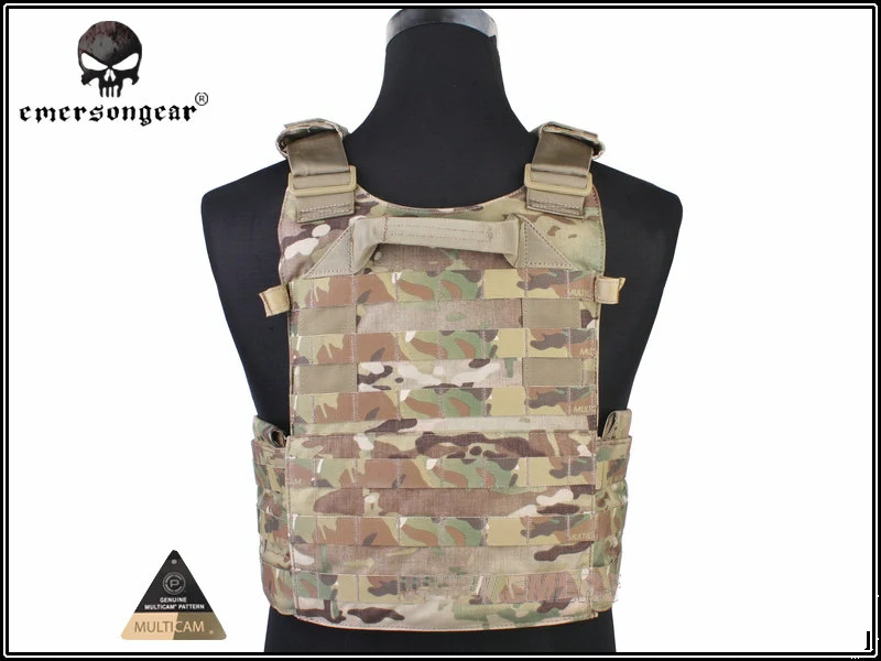 Chaleco en color FG con panel trasero Molle