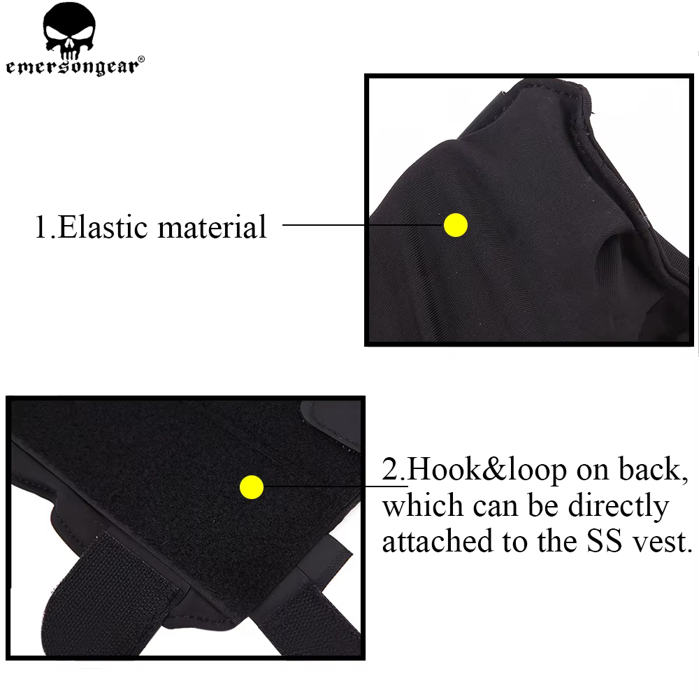 Emersongear EM6402 Bolsa triple cargadores 5.56 7.62 táctica negra - imagen 3
