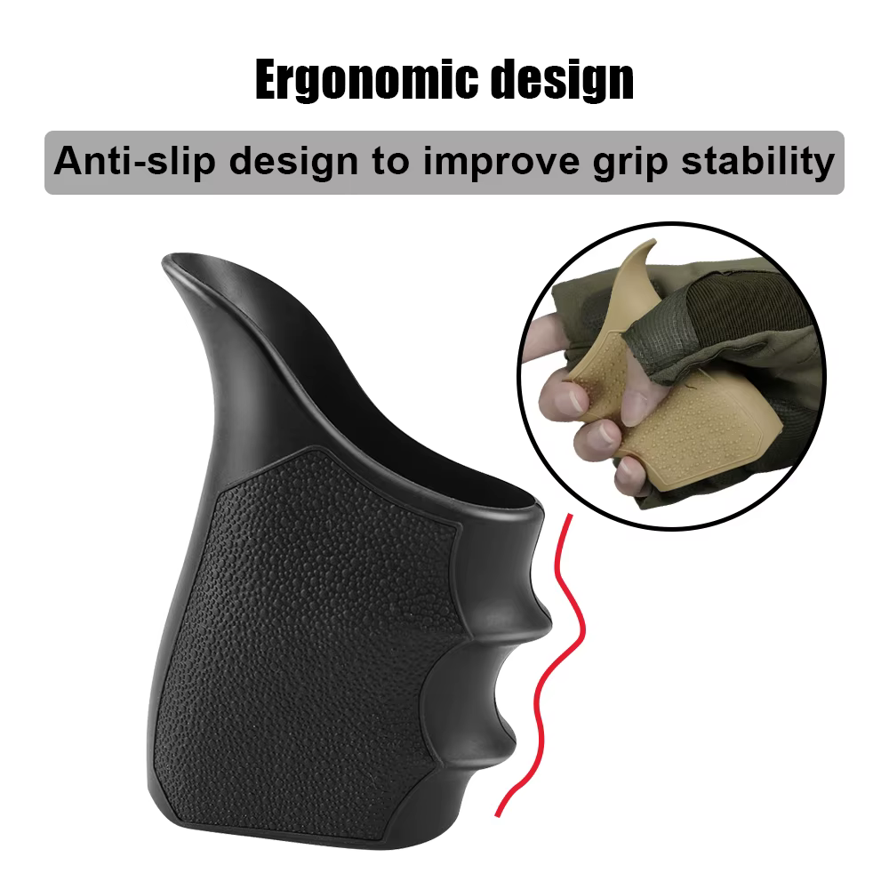 Funda táctica para pistola con agarre antideslizante en caza seguro - imagen 3