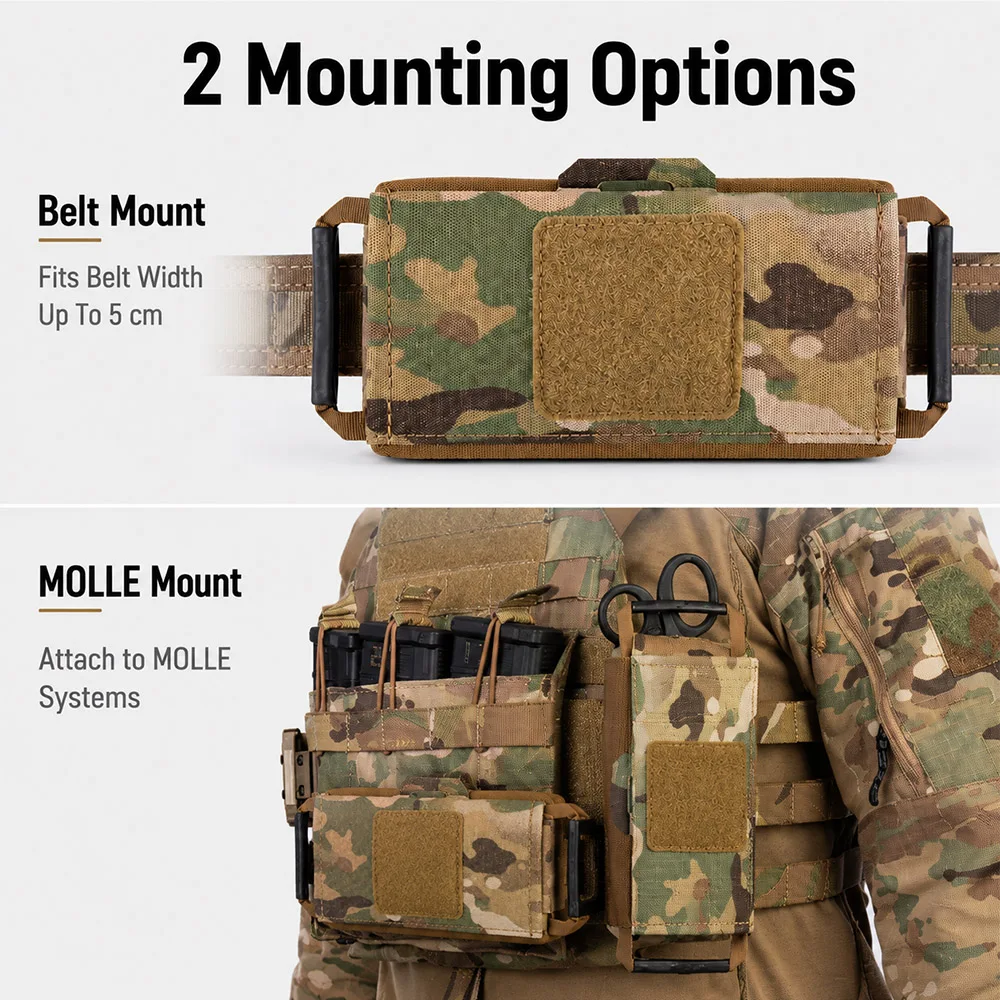 Bolsa IFAK táctica MOLLE de acceso rápido para primeros auxilios - imagen 3