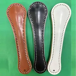 Clapper de defensa y fitness de cuero cosido a mano con plomo