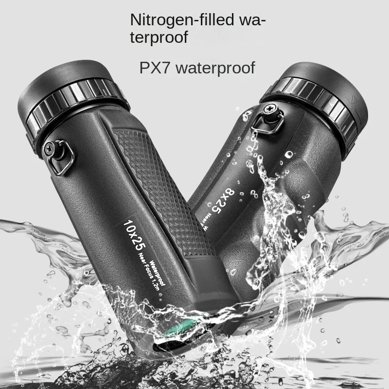 Monocular HD 8x25 compacto resistente al agua IPX7 outdoor - imagen 2