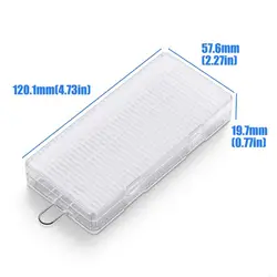 Caja almacenamiento pilas 2A plástico transparente – Viaje y escritorio