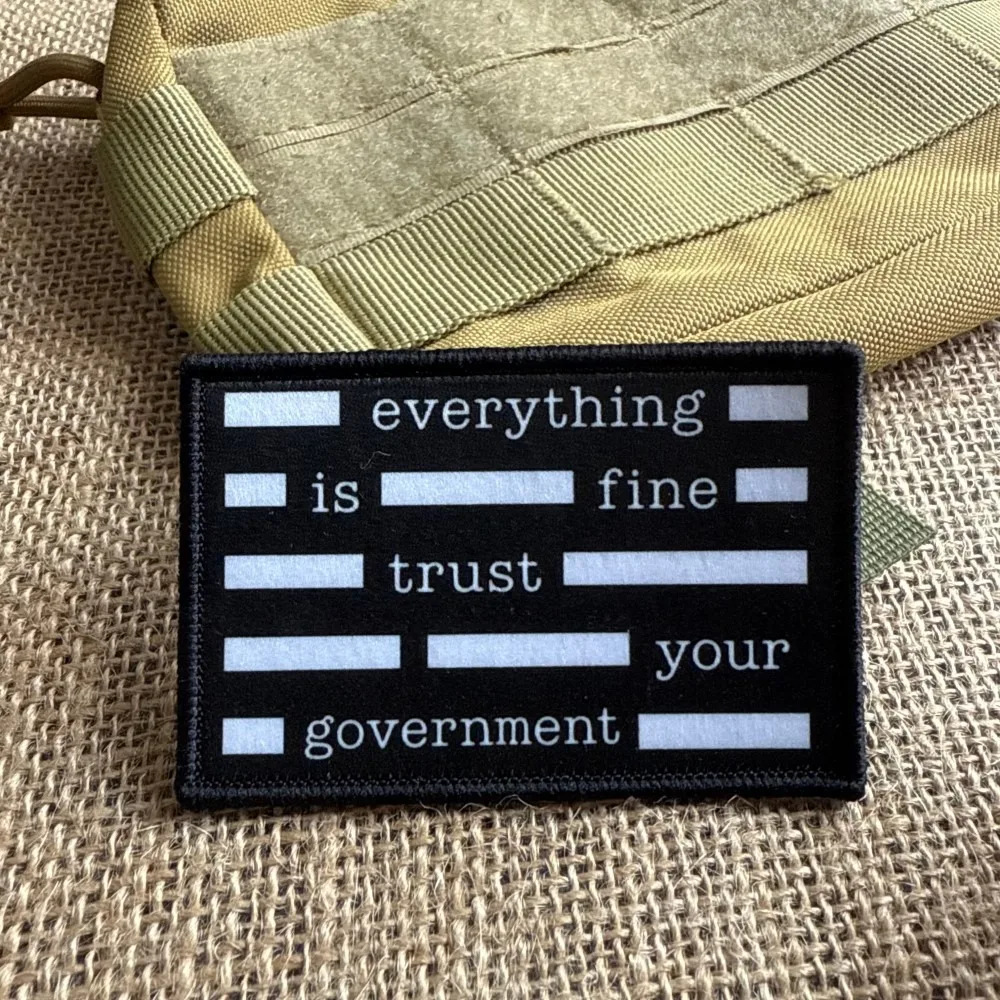 Parche bordado táctico Amo a mi esposa locamente con velcro - imagen 4
