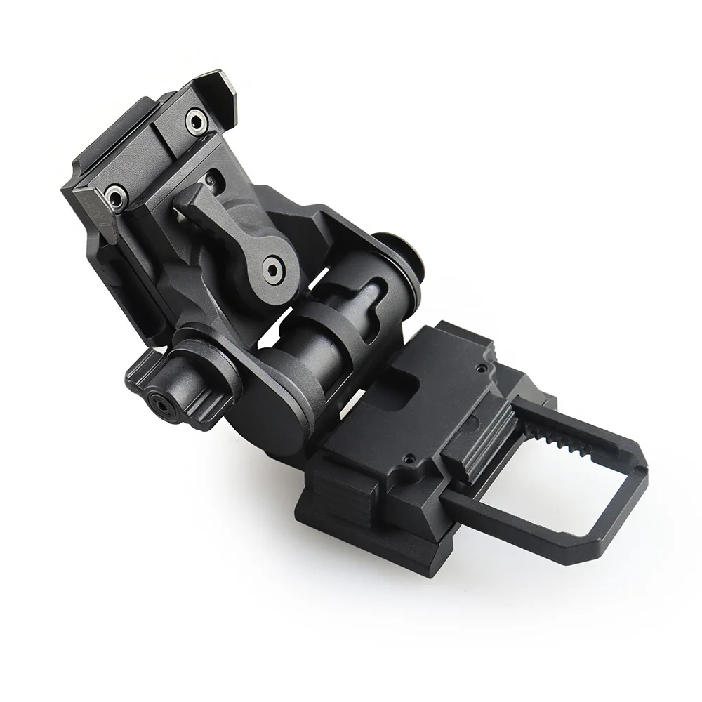 Soporte NVG para casco táctico con adaptador ajustable negro
