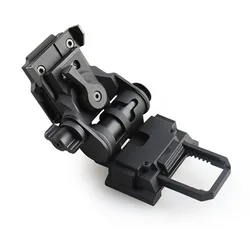 Soporte NVG para casco táctico con adaptador ajustable negro
