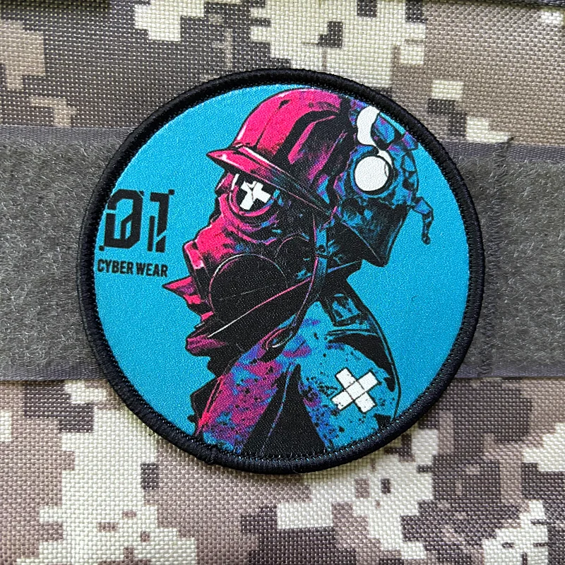 Parche táctico protector bioquímico con velcro – Moral Punk - imagen 5