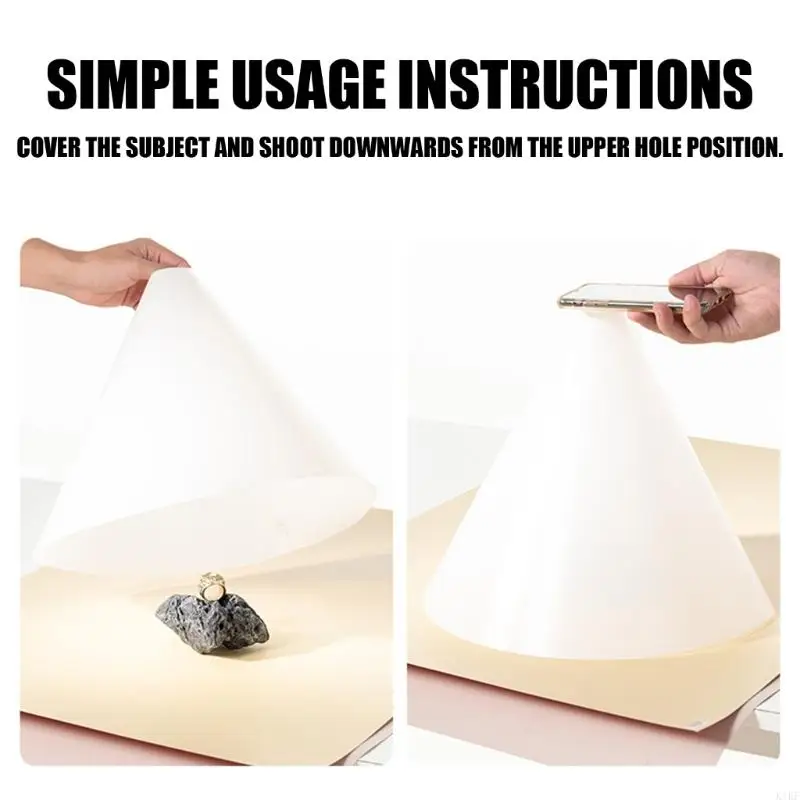 Cono de luz repuesto para caja de fotos con difusor