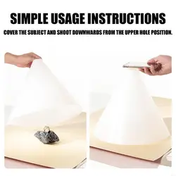 Cono de luz repuesto para caja de fotos con difusor