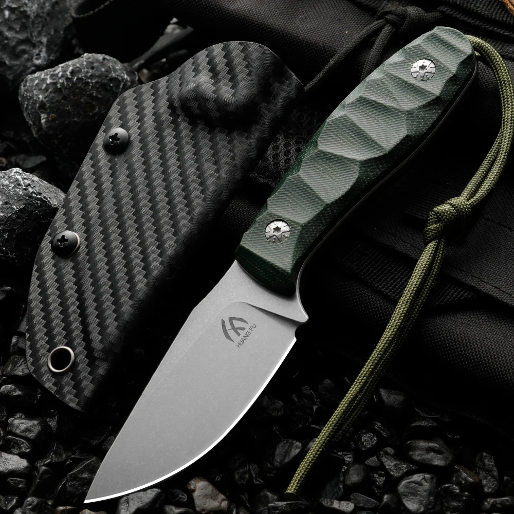 Cuchillo de supervivencia hoja fija para exteriores y emergencia