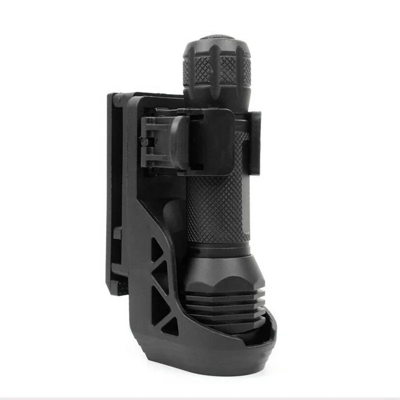 Funda para linterna tactica giratoria 360 con clip cinturon duradera - imagen 5