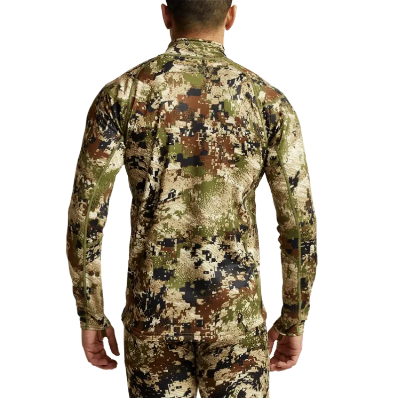 Camiseta táctica camuflaje con cremallera, secado rápido manga larga - imagen 3