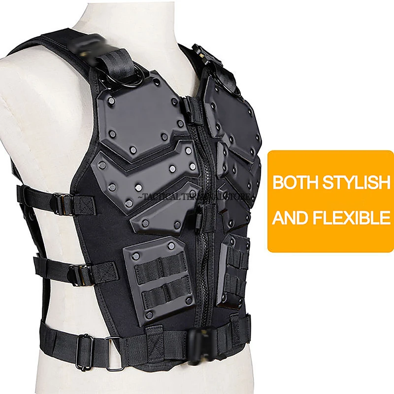 KING KONG Chaleco táctico plate carrier ajustable MOLLE airsoft - imagen 2