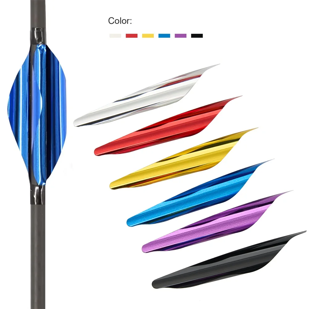 Aletas fletching en espiral para tiro con arco giratorias LH/RH - imagen 4