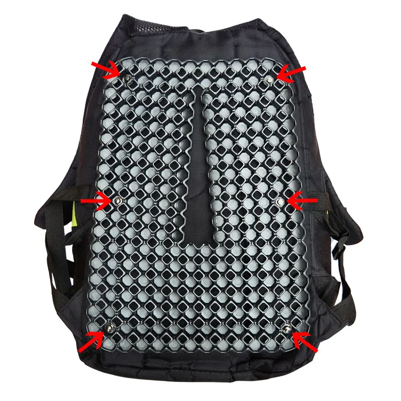 Chaleco táctico bolsa de pecho ventilada almohadilla transpirable