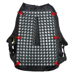 Chaleco táctico bolsa de pecho ventilada almohadilla transpirable
