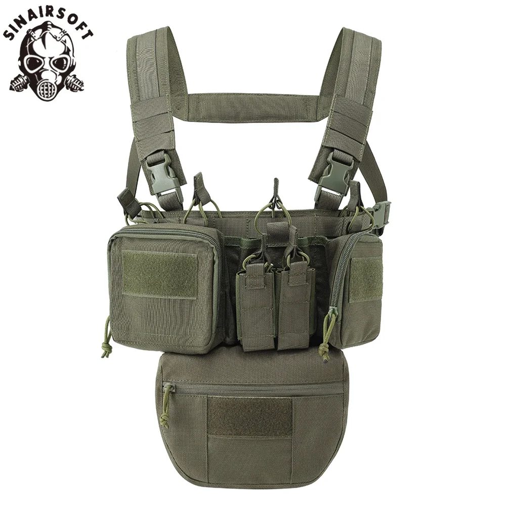 SINAIRSOFT Chaleco Táctico MOLLE para Airsoft y Outdoor