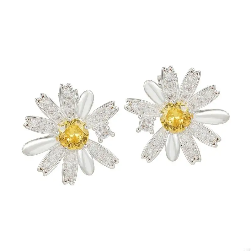 Pendientes con clip Freeclip flor – para uso diario sin agujero - imagen 5