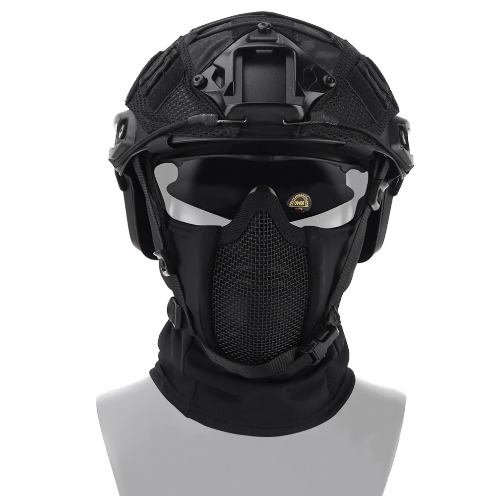Malla de acero para protección de nariz y boca