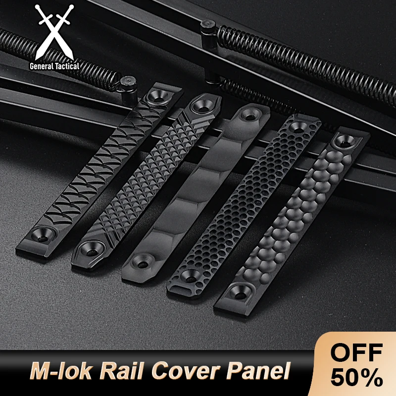 WADSN cubierta de riel táctica CNC para guardamanos M-Lok/KeyMod - imagen 5