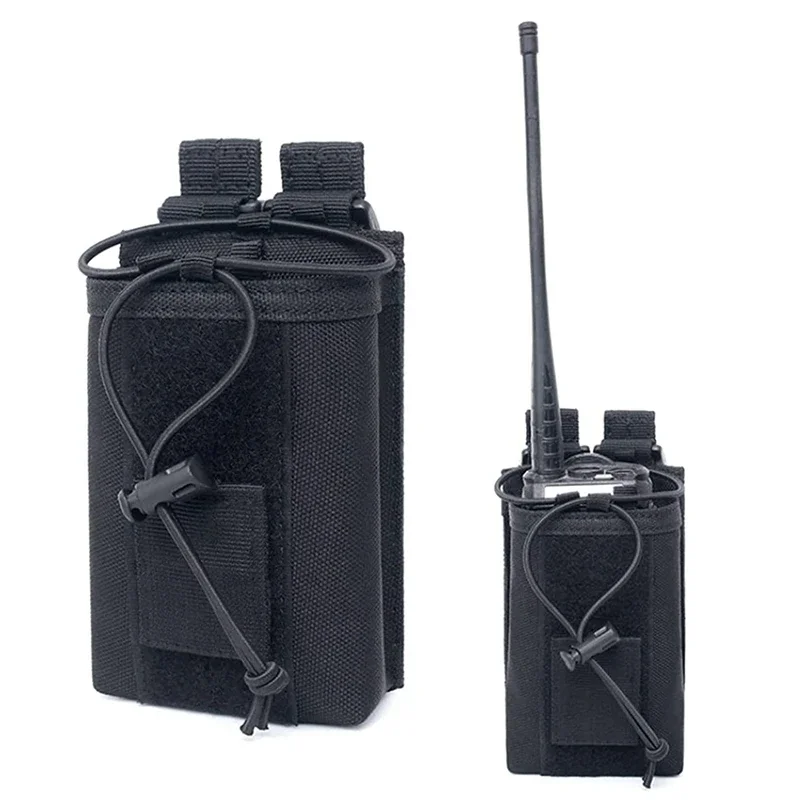 Bolsa táctica MOLLE para radio portátil de cintura e interfono - imagen 4