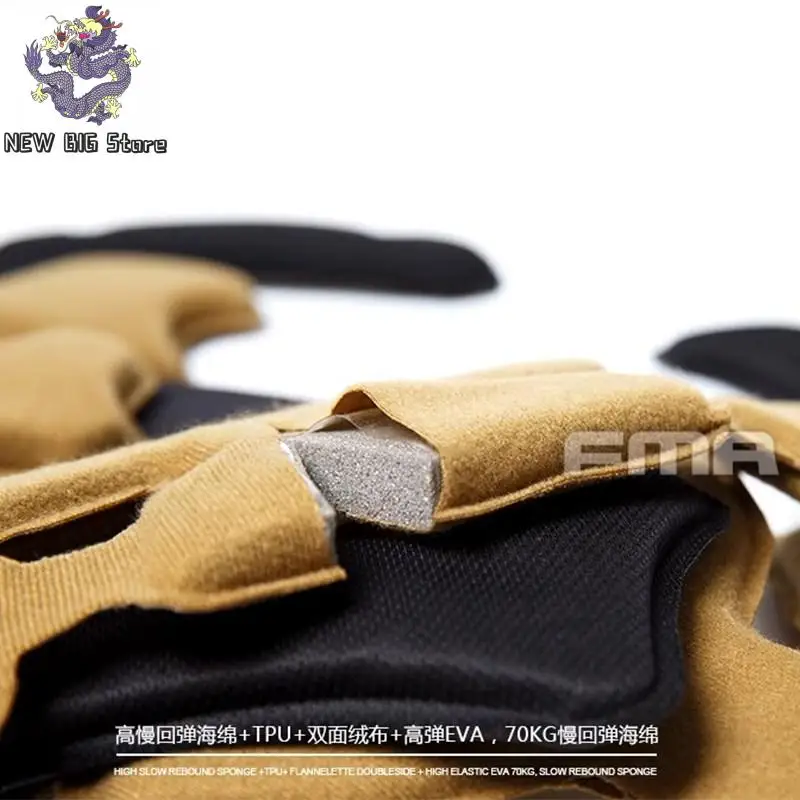 Almohadillas casco táctico FMA MT espuma viscoelástica transpirable - imagen 3