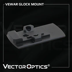Victoptics Vewar Glock montura para punto rojo de aluminio