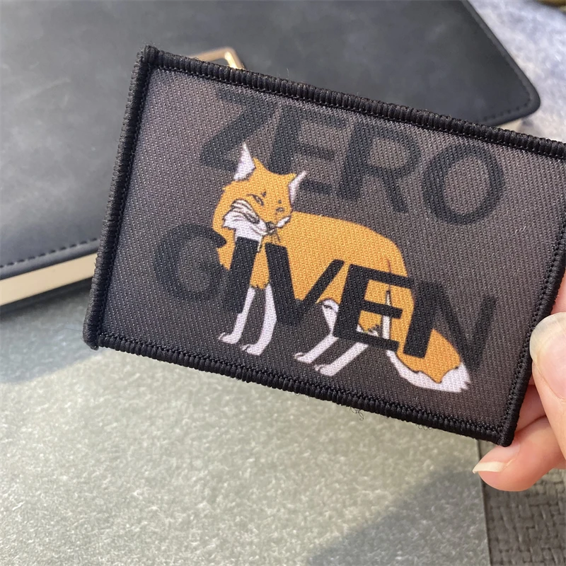 Zero Given Fox Morale Parches tácticos gancho-bucle para ropa