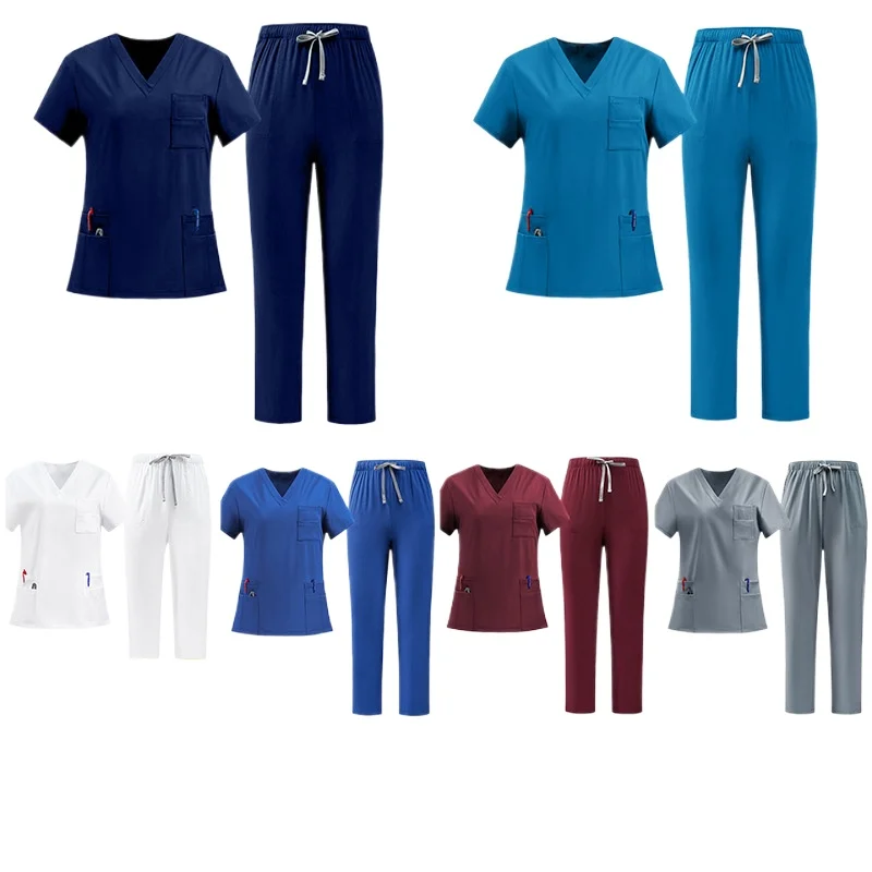 Uniforme veterinario unisex para clínica: ropa de trabajo sanitaria - imagen 4