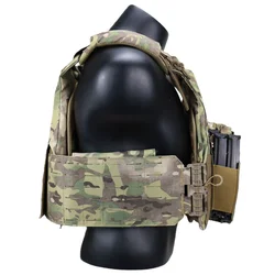 Chaleco táctico ligero MOLLE de desmontaje rápido con corte láser