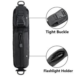 Correa táctica MOLLE con bolsas – Equipamiento camping