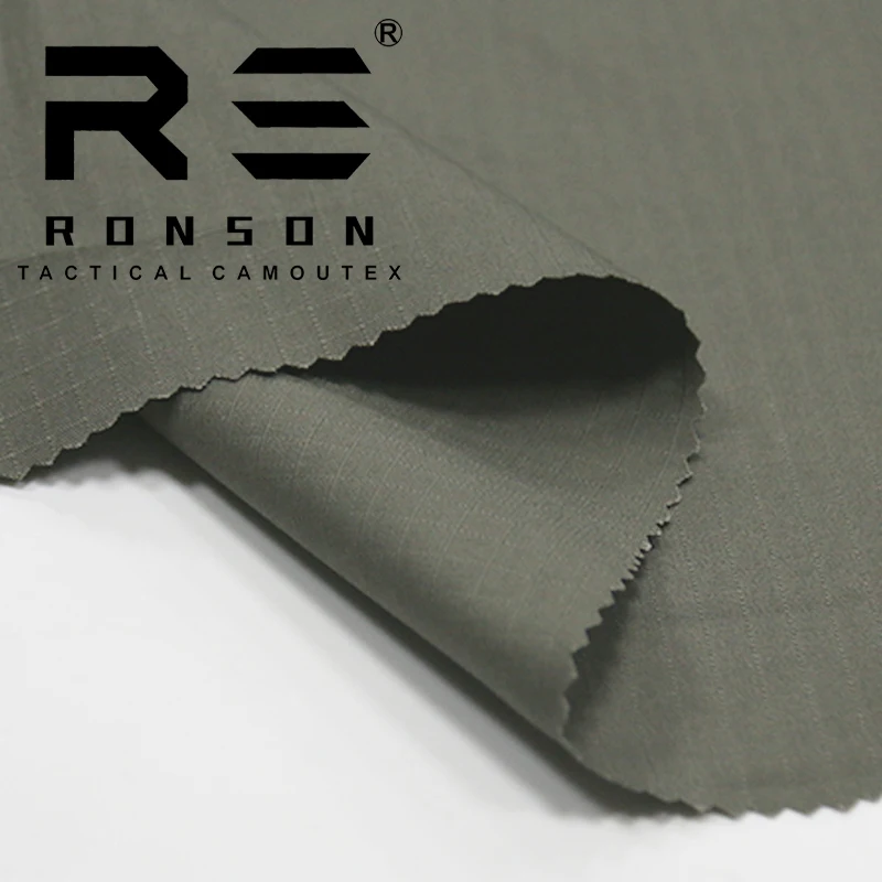 Tela impermeable elástica algodón para uniforme camuflaje azul marino - imagen 4