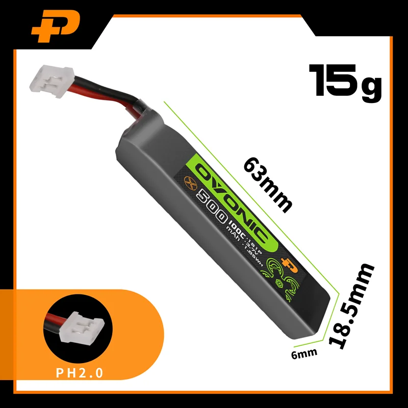 Batería LiPo OVONIC para helicóptero y dron FPV