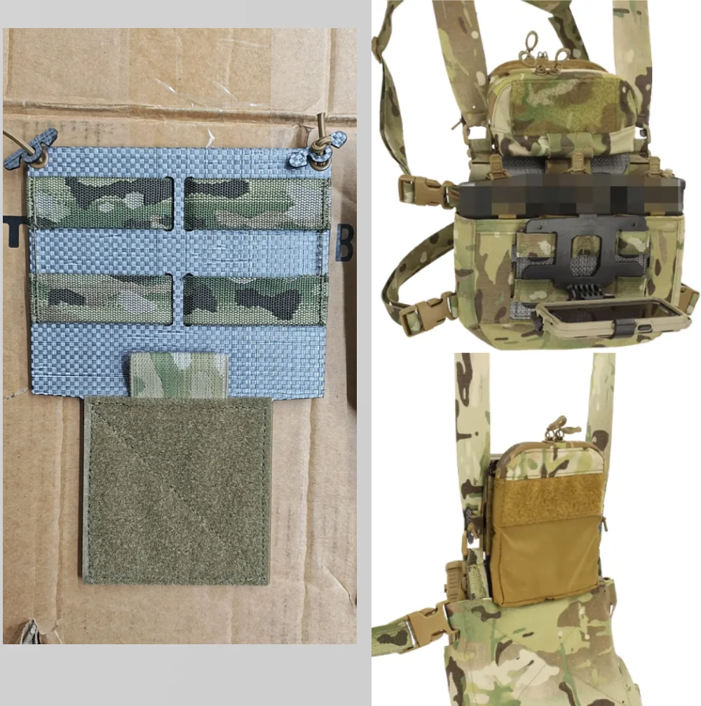 T-Plate panel táctico frontal de navegación para chaleco MOLLE