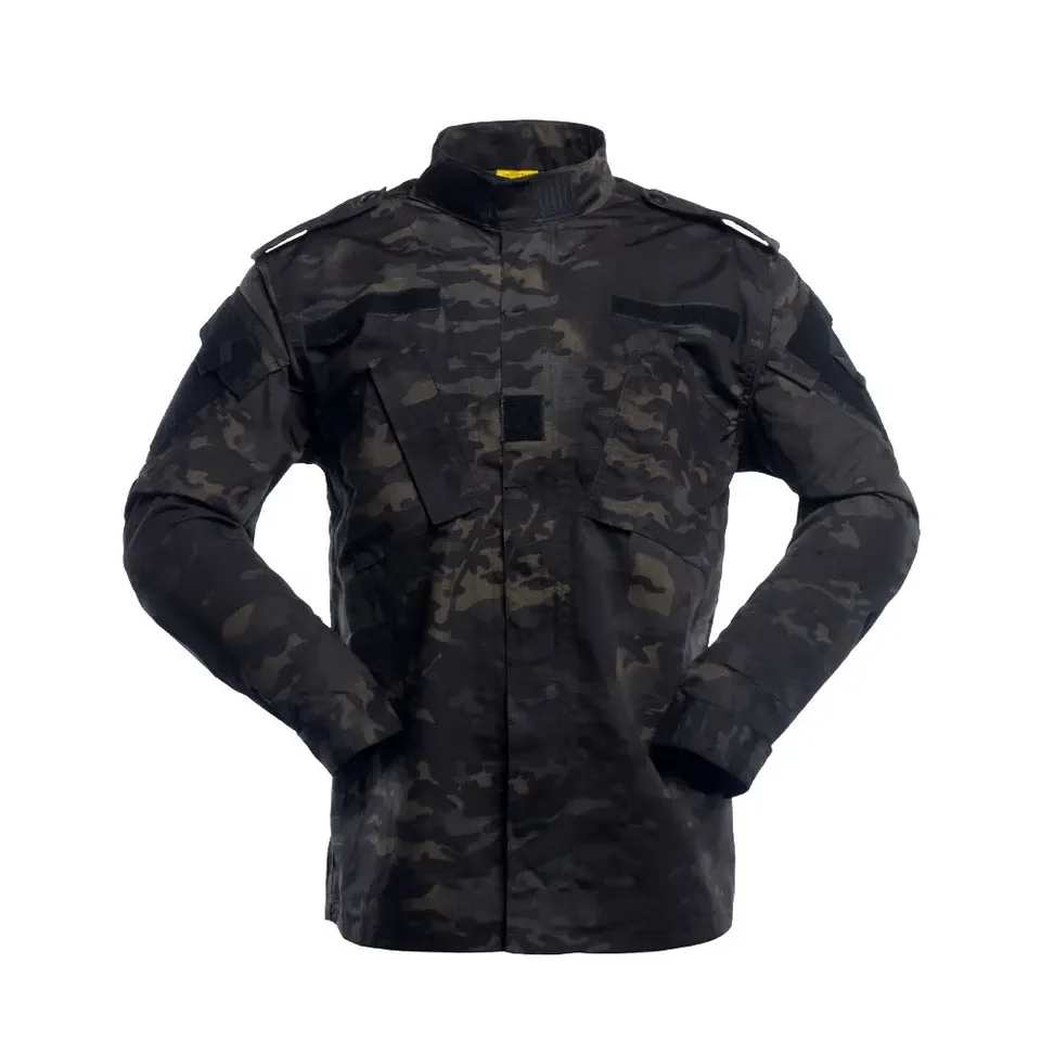 CP Conjunto Uniforme Negro Multicam Táctico Hombre Deportivo - imagen 5