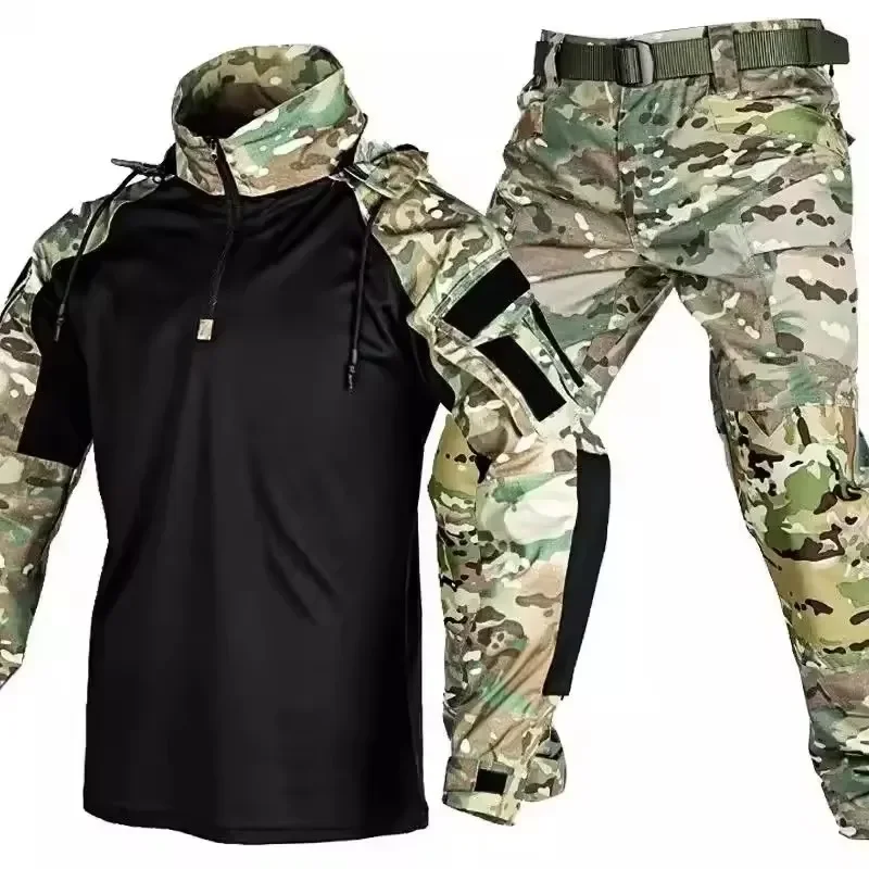 Detalle de los bolsillos y sistema de cierre del uniforme