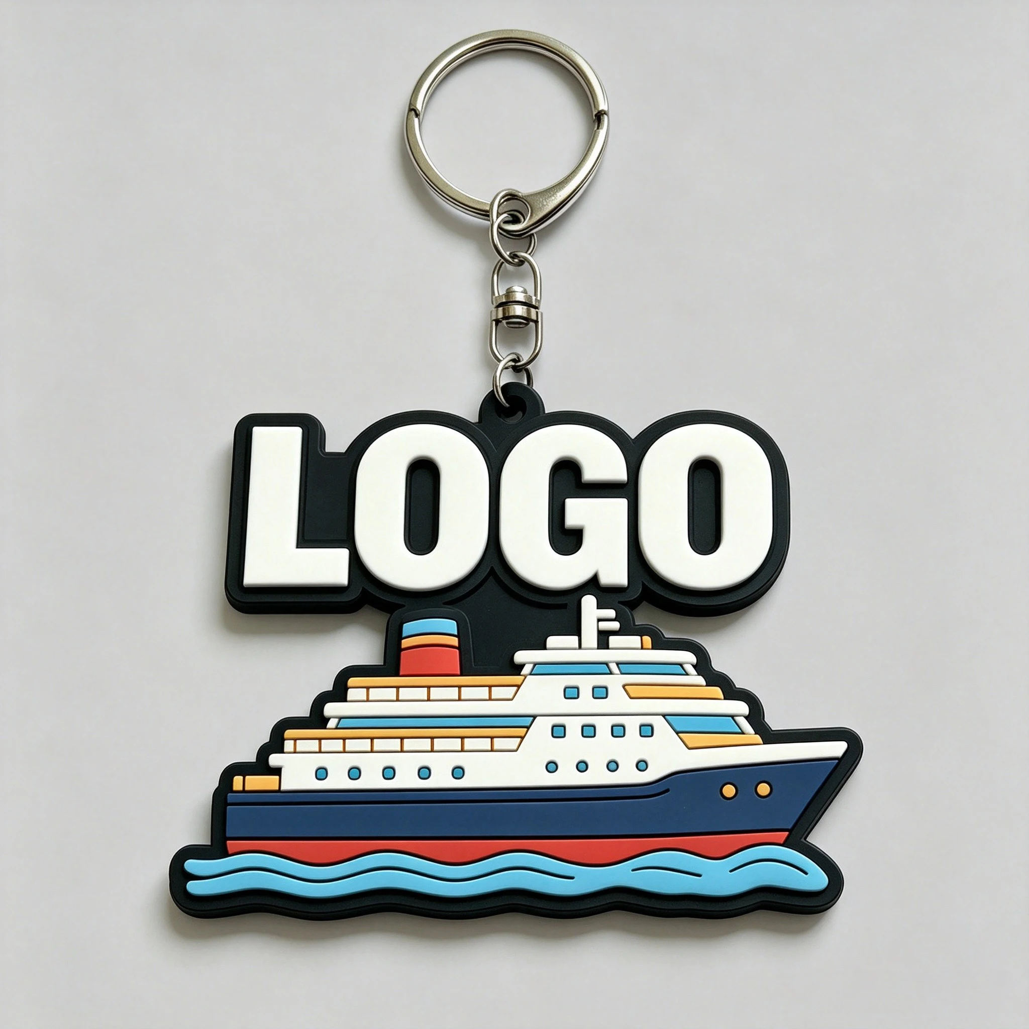 Llavero de PVC suave personalizable – Accesorio para equipaje y equipamiento táctico - imagen 5