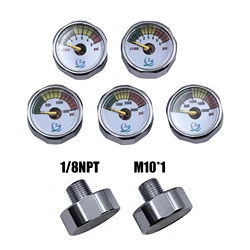 Manómetro de alta presión 25 mm/1 pulgada con regulador 1500-6000 psi