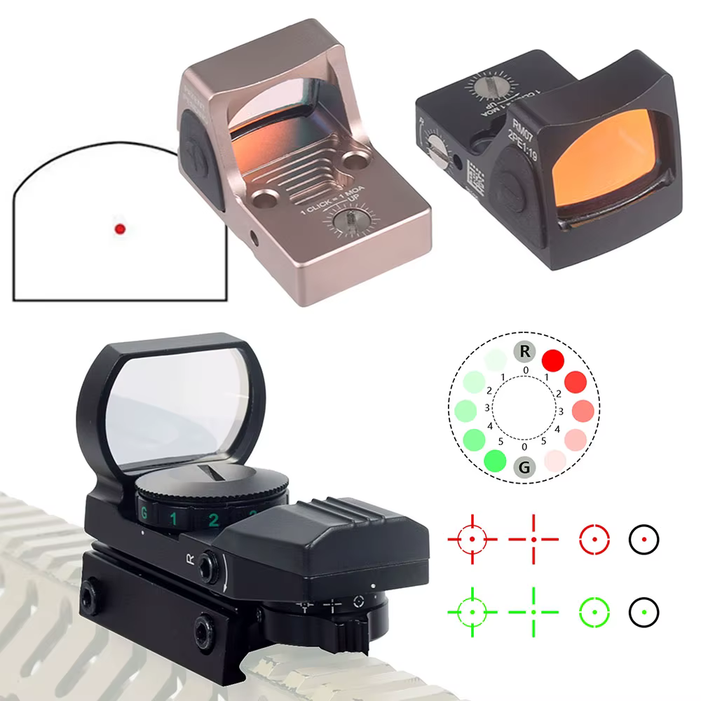 Mira holográfica con punto rojo/verde compatible con Picatinny - imagen 2