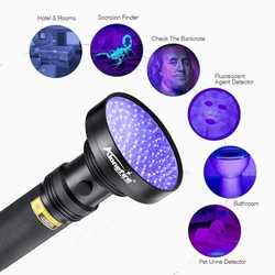 Alonefire linterna UV táctica para curado y fluorescencia
