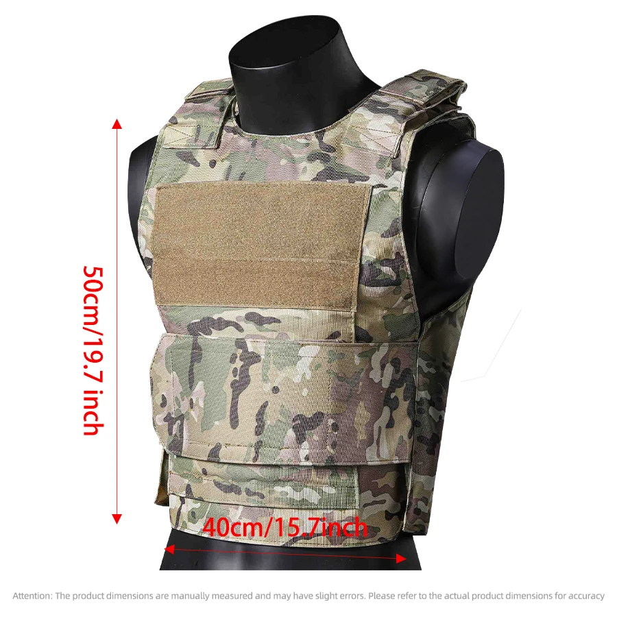 Chaleco táctico ajustable con velcro y sistema MOLLE – Entrenamiento outdoor - imagen 4